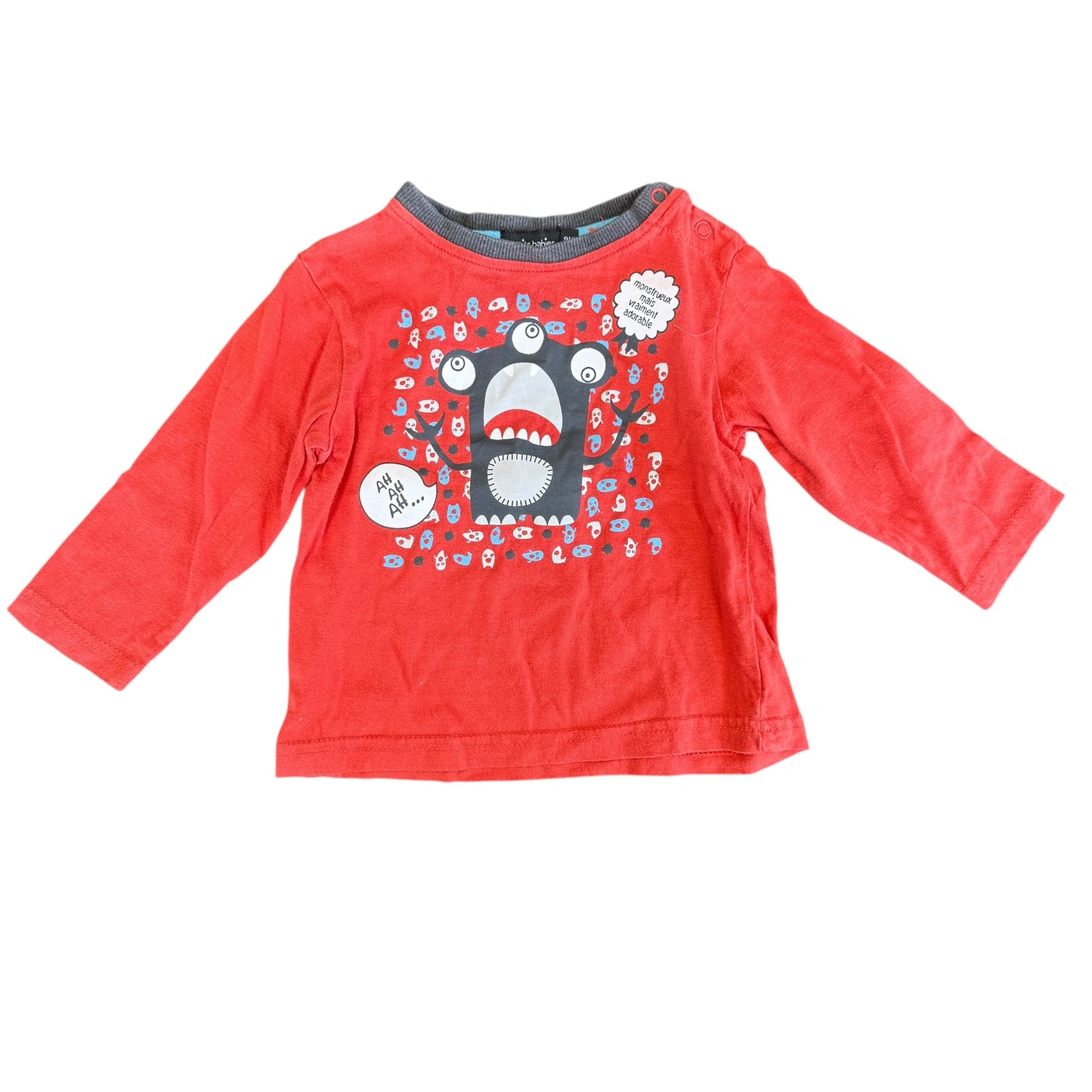 T-shirt - Les p'tits babies - Garçon - 9 mois (71cm)