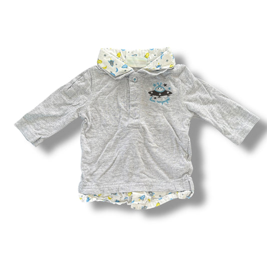 T-shirt - TrickyTracks - Garçon - 6 mois (67cm)