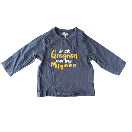 T-shirt - Kiaba - Garçon - 9 mois (71cm)